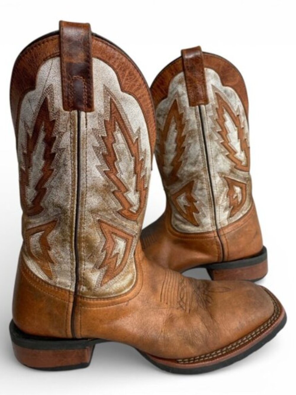 Laredo Breakout Leather Western Cowboy Boots Men’s Size 7.5